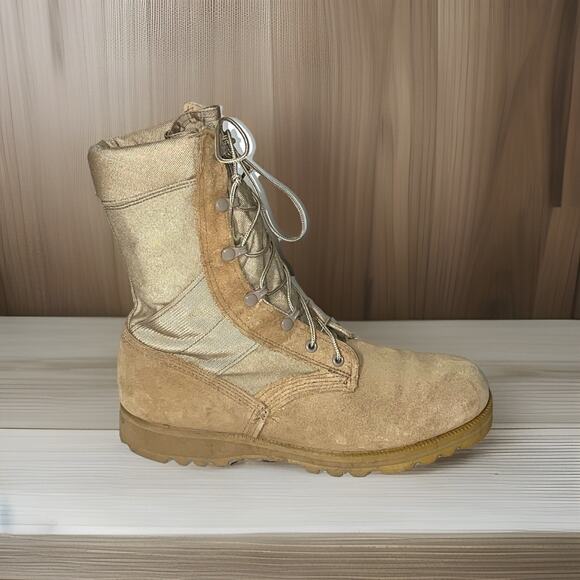 Vibram Military Issue Mens Size 10.5 Regular 10 Inch Desert Combat Boots USA - Picture 1 of 10